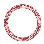 Greek Ring 2 red